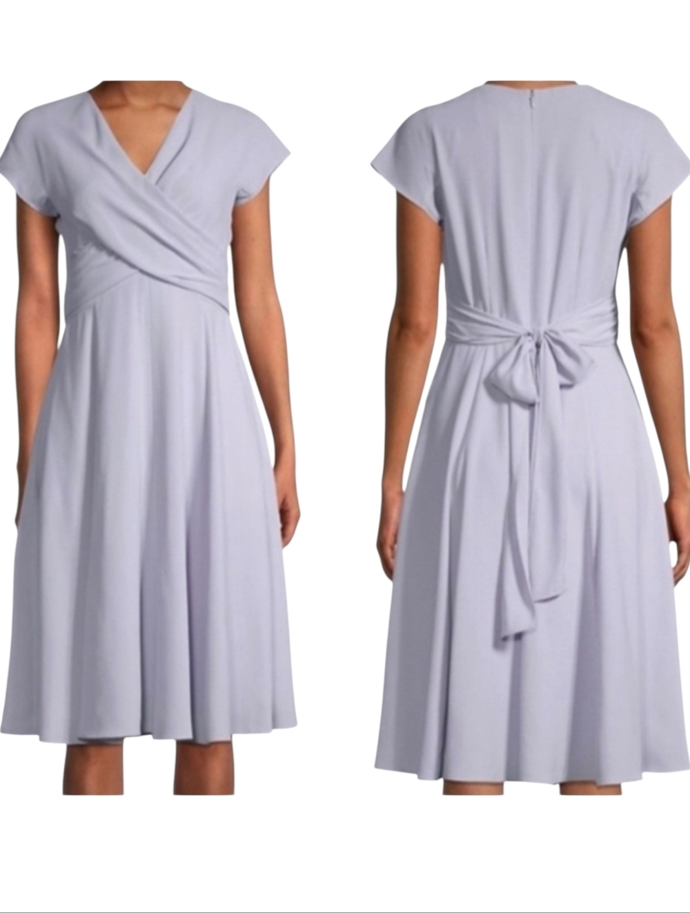 Gal Meets Glam Collection Seraphina Lavender Cocktail Midi Dress Barbiecore Sz 6